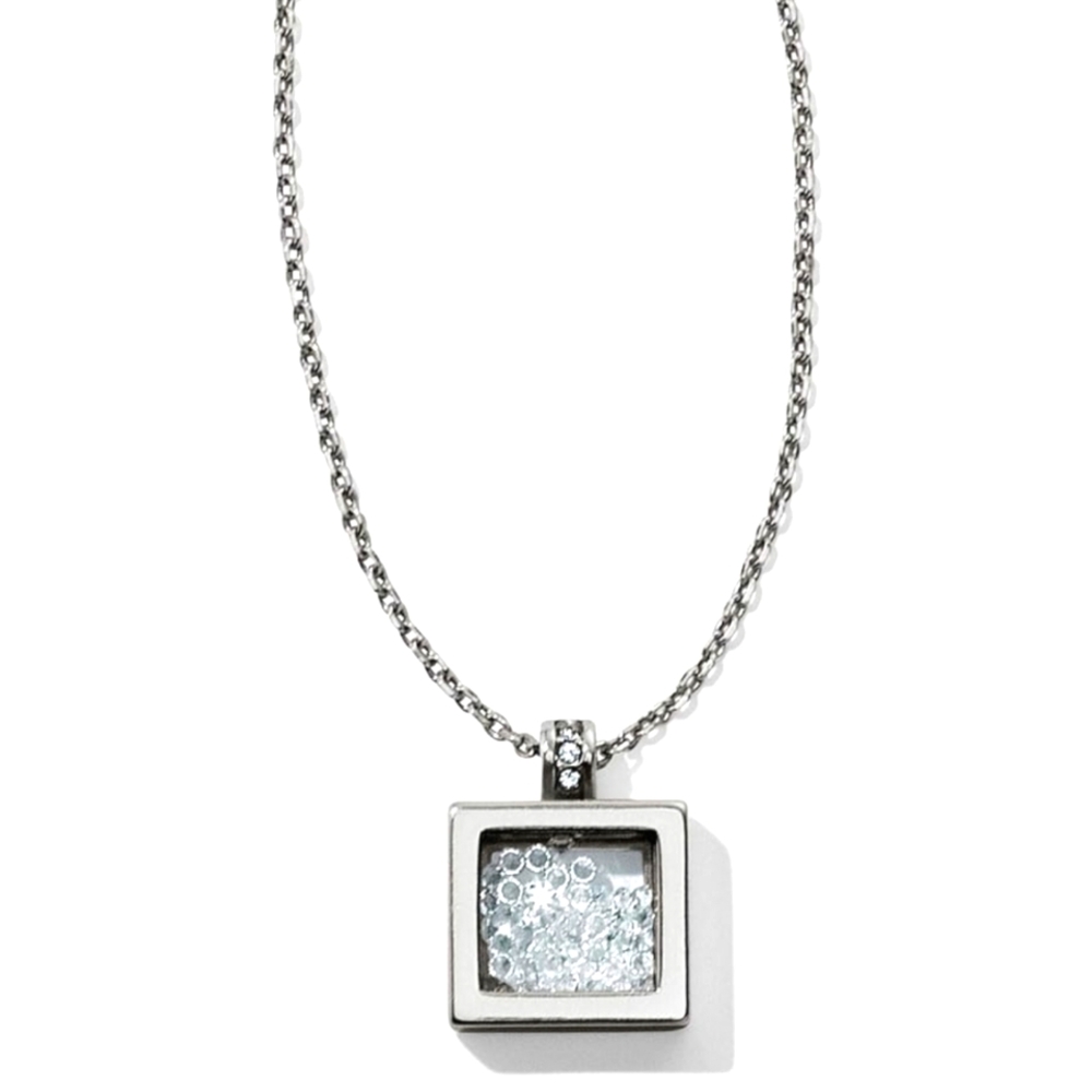 $78 Brighton Meridian "Zenith Shaker" Salter Pend w Swarovski Crystals Inside!